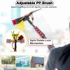 JYVDGGKKW 3.6-12m Window Cleaning Pole, Telescopic Window Cleaner Kit, Water/Hose Fed Pole, Window Cleaning Brush Equipment, Cleaning Photovoltaic and Solar Panels,39FT/12M view 4