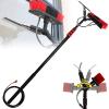 JYVDGGKKW Professional 20FT Water Fed Telescopic Window Cleaning Pole with 2 in 1 Brush Squeegee Attachment Extendable Cleaner for Conservatory Roof view 1