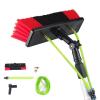 JYVDGGKKW 12M Telescopic Pole Window Cleaner Brush for Trucks and Conservatory Roof Cleaning Extendable Pole for Photovoltaic Panel Cleaning 30cm Brush Included view 1