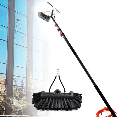 JYVDGGKKW Water Fed Pole Kit, Water Fed Pole Kit, 3-12m Window Cleaning Pole Water Fed Telescopic Brush/Extendable Cleaner Conservatory Roof Suitable for Photovoltaic Panel Cleaning Trucks w