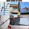 JYVDGGKKW Water Fed Pole Kit, 12-39 Foot Window Cleaning Water Fed Poles, Roof Telescopic Cleaning Kit, Water/Hose Fed Pole, Solar Panel Cleaning Equipment, Long Pole Window Cleaner with 180 view 3