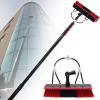 JYVDGGKKW Window Cleaning Pole, Water Fed Telescopic Brush,Outdoor Window Cleaner, Cleaning Photovoltaic and Solar Panels,29FT/9M view 1