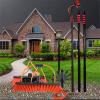 JYVDGGKKW Window Cleaning Equipment Water Fed Pole Kit Extendable Window Cleaner Solar Panel Cleaner Kit 18-36ft Window Cleaning Pole Multi Purpose Water Spray Brus view 3