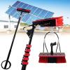 JYVDGGKKW Window Cleaning Pole Water Fed Telescopic Brush Extendable Cleaner Conservatory Roof, Outdoor Window Glass Solar Panel Spray Washer Washing Equipment,24FT/7.2M view 1