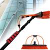 JYVDGGKKW 3.6-11M Waterfed Telescopic Pole Truck Washing Brush with Pole System for Window Cleaning Photovoltaic Panel Cleaning Trucks Cleaning Conservatory Roof view 1