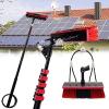 JYVDGGKKW Window Cleaning Pole, Water Fed Pole Kit with Hose Spray, 6-12m Water Fed Telescopic Brush,Solar Panel Cleaning Equipment for Cleaner Outdoor Window,55cmbrush-36FT/10.8M view 1