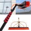 JYVDGGKKW 6m Aluminum Alloy Material Telescopic Pole High-altitude Photovoltaic Panel Cleaning Tool Commercial Window Cleaning Kit Water Fed Cleaning System more Convenient/safer view 1