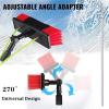 JYVDGGKKW Window Cleaning Pole, Water Fed Pole Kit, Telescopic Brush/Extendable Cleaner Conservatory Roof Suitable For Photovoltaic Panel Cleaningtrucks Windows(10.8m) view 3
