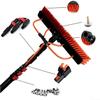 JYVDGGKKW Photovoltaic Cleaning Brush, 3.6M-11M Window Cleaner With Telescopic Handle Pole For Solar Panels, Efficient Solar Photovoltaic Cleaning, Telescopic Washing Brush view 3