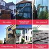 JYVDGGKKW Window and Solar Panel Cleaning System Window and Solar Cleaning Pole Extendable Water Fed Pole Kit with Hose Windows Cleaning and Washing Multipurpose view 2