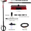 JYVDGGKKW Telescopic Roof Cleaning Set with Soap Dispenser for Solar System and Patio 6M Extension Rod for Winter Garden PV System and Window Cleaning 55CM Brush Included view 3