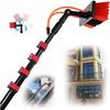 JYVDGGKKW Water Fed Pole Kit, Water Fed Pole Kit, Window Cleaning Pole, Water/Hose Fed Extendable Pole Window Cleaning Brush Equipment Cleaning Photovoltaic And Solar Panels(30FT/9M) view 1