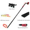 JYVDGGKKW Extension Cleaning Pole 3.6M-9M Waterfed Telescopic Pole System for Photovoltaic Panel Cleaning Trucks Windows Window Glass Wall view 4