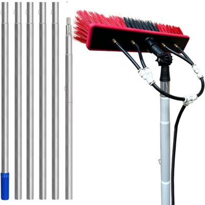 JYVDGGKKW Telescopic Extension Pole Kit 10.8M Extendable Cleaner for Cleaning Conservatory Roof and Windows Washing Equipment Set for Conservatory Cleaning