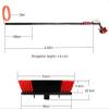 JYVDGGKKW Telescopic Window Cleaner Cleaning Kit Photovoltaic Solar Panels Cleaner Kit,Water Fed Telescopic Brush Cleaner Brush,Window Cleaning Water Fed Poles,Solar Panel Cleaner,Cleaning T view 4