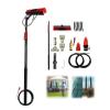 Water Fed Pole Kit 18ft/5.4m Length Window Cleaning Poles, Water Fed Brush, Aluminum Outdoor Window CleanerExtendable Telescopic Pole Water Fed Brush Spray Washer for solar panel b view 2