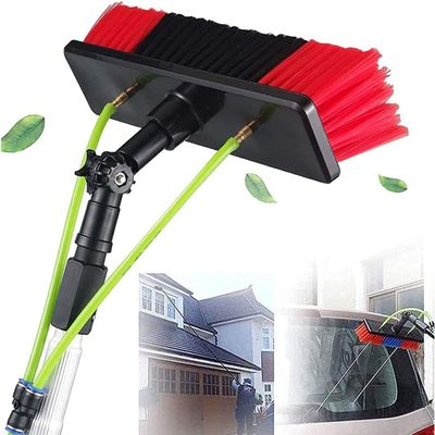 JYVDGGKKW Telescopic Window Cleaner,Cleaning Photovoltaic and Solar Panels, Window Cleaning Brush Equipment, 5-10M Window Cleaning Pole, Window Cleaner Kit, Water/Hose Fed Pole, 6M/12Ft