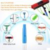 JYVDGGKKW Telescopic Water Fed Window Cleaning Pole Kit 20ft Extendable Pole with Squeegee Brush Hose Fed for Conservatory Solar Panel Cleaning. view 2