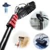 JYVDGGKKW 3.6-10.8 M Telescopic Water Fed Cleaning Brush, Window Cleaning Pole,Gutter Cleaning Brush Roofing,Solar Panels, Window, Trucks, Car Cleaning Brush (5.4M) view 1