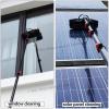 JYVDGGKKW 3.6-10.8 M Telescopic Water Fed Cleaning Brush, Window Cleaning Pole,Gutter Cleaning Brush Roofing,Solar Panels, Window, Trucks, Car Cleaning Brush (5.4M) view 2