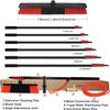 JYVDGGKKW Water Fed Pole Kit, Water Fed Pole Kit Window Cleaning Pole 12-36ft Water Fed Telescopic Brush/Extendable Cleaner Conservatory Roof Suitable for Photovoltaic Panel Cleaning Trucks( view 2