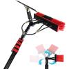 JYVDGGKKW Cleaning Kit Telescopic BrushWater Fed Pole Brush Kit, Solar Panel Window Cleaner Cleaning Brush & Pole Kit Extendable Outdoor Window Cleaner W/Hose Squeegee,for Conservatory Roof, view 1