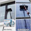 JYVDGGKKW 3.6-10.8M Window Cleaning Telescopic Pole,Water Fed Extendable Brush,Suitable For Cleaner Conservatory Roof Photovoltaic Panel Cleaning Extendable Solar Panel Roof Cleaning Tools ( view 2