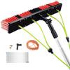 JYVDGGKKW Water Fed Pole Kit, Water Fed Pole Kit, Window Cleaning Pole, Water-Fed Telescopic Brush, Extendable Conservatory Roof Cleaner, Photovoltaic And Solar Panels Cleaning Brush(12m) view 1