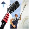 JYVDGGKKW 3.6-10.8 M Telescopic Cleaning Brush, Window Cleaning Pole, Water Powered, Soap Dispenser, Cleaning Solar Panels, Window Cleaning Kit, Washing Trucks, Cars (7.2M) view 1