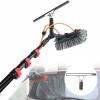 JYVDGGKKW Cleaning Kit Telescopic BrushCleaning Brush Adjustable Solar Panel Cleaning Brush And Pole, Window Cleaner Brush & Water Fed Pole Kit, Solar Panel Cleaning Window Washing Equip view 1