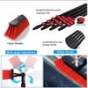 JYVDGGKKW Water Fed Pole Kit, Water Fed Pole Kit 12-39ft Length Window Cleaning Poles, 180 Rotatable Brush Head Outdoor Window Cleaner Extendable Telescopic Pole Water Fed Brush for Solar P view 4