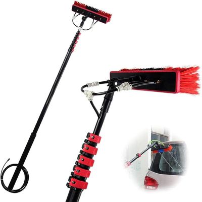 JYVDGGKKW Water Fed Pole Kit, Water Fed Pole Kit, Window Cleaning Pole, Telescopic Brush Window Clean Water Brush Window Cleaner Kit Cleaning Photovoltaic(24FT/7.2M)