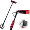 JYVDGGKKW Water Fed Pole Kit, Water Fed Pole Kit, Window Cleaning Pole, Telescopic Brush Window Clean Water Brush Window Cleaner Kit Cleaning Photovoltaic(24FT/7.2M) view 1