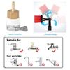 JYVDGGKKW Cleaning Kit Telescopic BrushOutdoor Window Cleaning Brush,Window Cleaning Kit with Extension Pole,Water Fed Pole Brush,Teleswindow Cleaning Tools,Extendable Pole with Brush,5 view 2