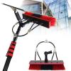 JYVDGGKKW Water Fed Pole Kit, Window Cleaning Brush Equipment - 270 Rotatable Brush Head Telescopic Cleaning Brush Outdoor Window Glass Solar Panel (18FT/5.4M) view 1