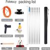 JYVDGGKKW Water Fed Pole Kit, Water Fed Pole Kit, Window Cleaning Pole, Window Washing Kit Extension Pole, Solar Panel Cleaning Brush For Glass, Solar Panels, Trucks(4m) view 4