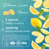 Known Manuka Honey Gummies - 100mg Manuka Honey with Vitamin C, D3 & Zinc - Immune Support - Natural Lemon Flavour - 60 Gummies, 2 Months Supply view 3