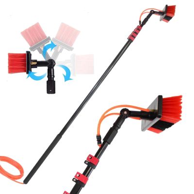 JYVDGGKKW Water Fed Pole Kit 3.6-11m Window Cleaning Pole Water Fed Telescopic Brush Window Cleaner Kit Water/Hose Fed Pole Window Cleaning Brush Equipment Cleaning Photovoltaic and Solar Pa