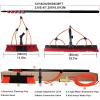 JYVDGGKKW Solar Panel Cleaning Tool Equipment, Window Cleaning Pole Photovoltaic Water Fed Telescopic Brush Extendable Cleaner Conservatory Roof (55cmbrush 18FT/5.4M) view 2