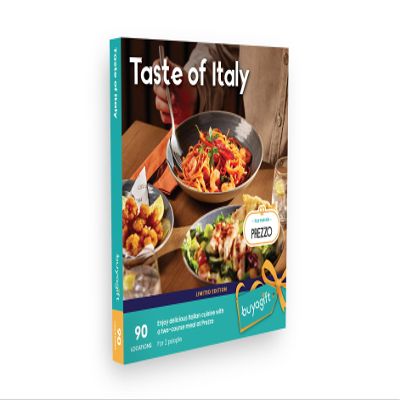 Buyagift Taste of Italy Experience Box for 2  Explore the Flavours of Italian Cuisine