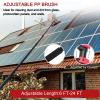 JYVDGGKKW 10.8m Window Cleaning Telescopic Pole with Water Fed Extendable Brush Ideal for Cleaner Conservatory Roof Photovoltaic Panel and Solar Panel Cleaning Professional Roof Cleaning Too view 2