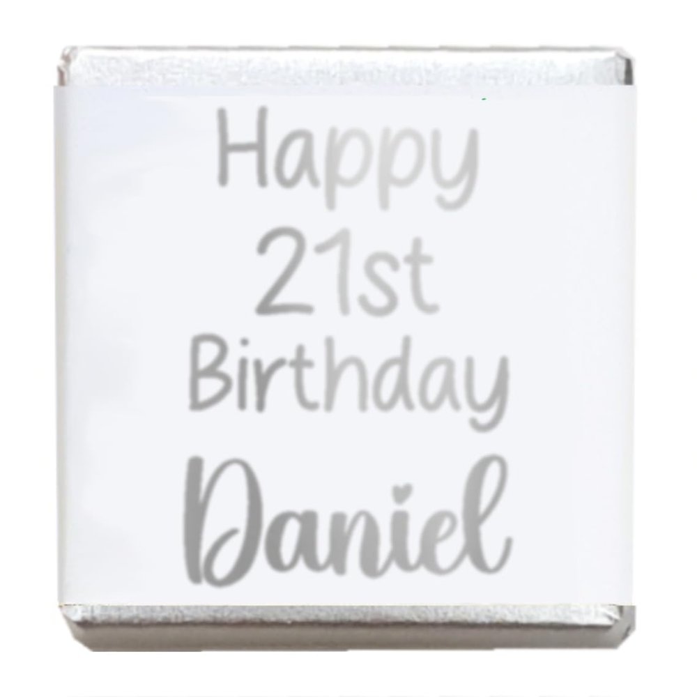 Personalised Written Chocolate Neapolitans Own Design Writing Happy Birthday Merry Christmas Happy Anniversary Custom Add Text