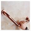 135 Angled Grab Bars for Bathtubs and Showers,Wall-Mounted 18in Bathroom Grab Bar Hand Support Rail Copper Handrails,Support Handicap Grab Bars for Elderly,Pregnant Woman(Rose Gold)