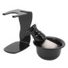 3 in 1 Shaving Set Men Hair Shave Brush Bowl Stand, Easy To Clean and Convenient for Home Travel, Simple Yet Classy Style view 3