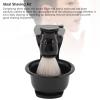 3 in 1 Shaving Set Men Hair Shave Brush Bowl Stand, Easy To Clean and Convenient for Home Travel, Simple Yet Classy Style view 4