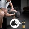 2 PCS Protein Powder Container, Black Protein Powder Container to Go Water Bottle Funnel Portable Protein Powder Travel Container for Powder Mixes with Carabiner Pre Workout/Gym Supplement (50ml) view 4