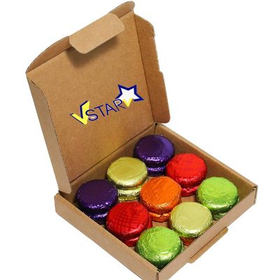Christmas Luxury Assorted Fruit Flavour Fondant Dark Chocolates Creams with Box - 20 Assorted Dark Chocolates | Perfect for Christmas (20, Random Mixed)