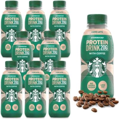 Priceless Discounts Online Caf Latte Coffee Drink with protein (330ml 8 Pack) Protein Coffee Drink, Iced Coffee | Protein Ready To Drink Coffee Bulk, Vegetarian