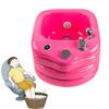 Acrylic Foot Spa Bathtub, Pedicure Bowl, Foot Bath spa, Foot Soaking tub, Portable Pedicure Spa Bathtub, Pedicure Chair Shampoo Sink, Bath Basin for Foot Soaking for Home Spa Treatment(Pink) view 1