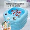 Acrylic Foot Spa Bathtub, Pedicure Bowl, Foot Bath spa, Foot Soaking tub, Portable Pedicure Spa Bathtub, Pedicure Chair Shampoo Sink, Bath Basin for Foot Soaking for Home Spa Treatment(Pink) view 3